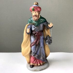 Christmas Nativity Wise Man Figurine Replacement Piece 9.5” Porcelain